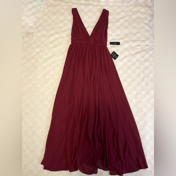 Lulus Dresses & Skirts - Lulus Heavenly Hues Burgundy Maxi Dress • Large